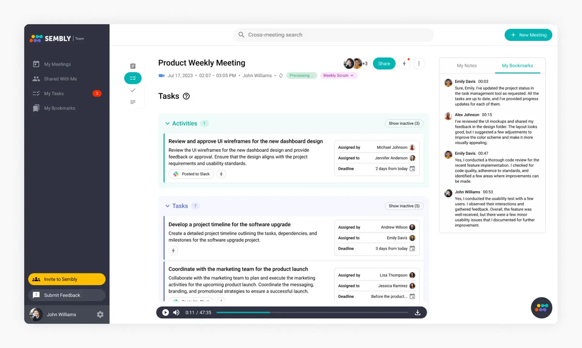 sembly ai for google meet